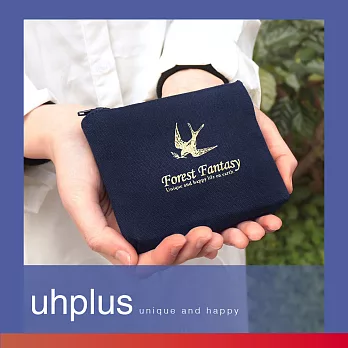 uhplus Forest Fantasy /奇幻森林小物包(燕子深藍)