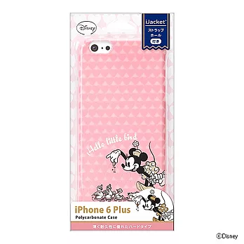 iJacket iPhone 6 Plus Disney 5.5吋 迪士尼 米妮 幾何款 硬式保護殼米妮粉