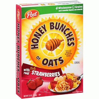 《Post》蜂蜜燕麥+草莓 368g