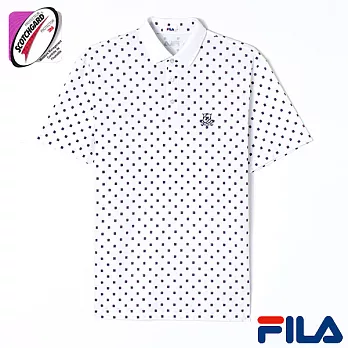 FILA男仕高球POLO衫-1POO-1200-WT-2XL知性白