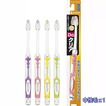 三詩達新抗菌護齒牙刷(中性毛)顏色隨機