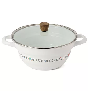 Afternoon Tea里昂花園琺瑯萬用鍋24CM