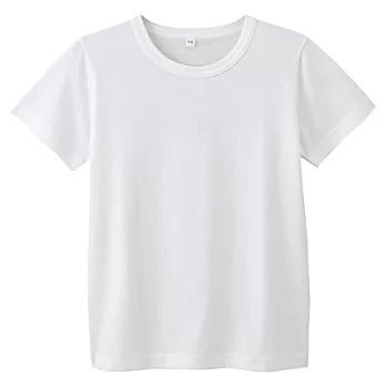 [MUJI]兒童有機棉每日兒童服短袖T恤110柔白