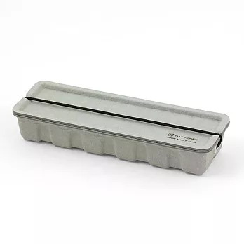 MIDORI 環保素材紙漿鉛筆盒-灰