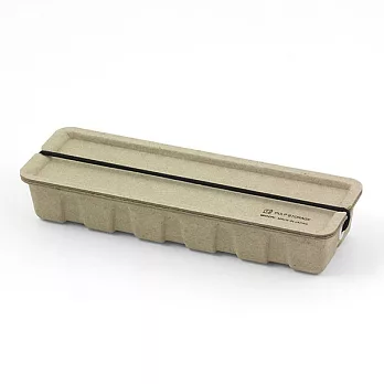 MIDORI 環保素材紙漿鉛筆盒-米