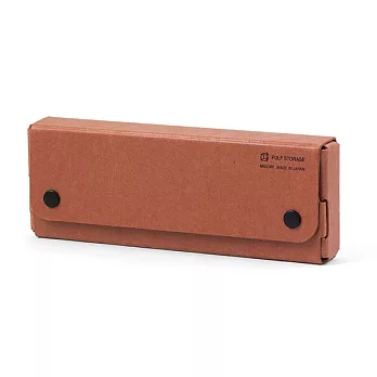 MIDORI Pasco木漿製鉛筆盒-紅褐