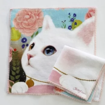 Jetoy,Choo choo春漾小方巾（日製）_Pink rose