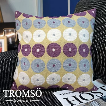 TROMSO-立體織紋抱枕/普普圈圈(浪漫紫)