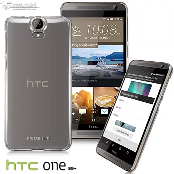 【Metal-Slim】HTC ONE E9+ 高抗刮透明保護殼透明