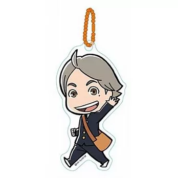 排球少年透明塑膠吊飾L：菅原孝支
