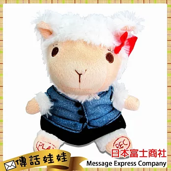 日本富士商社 【 傳話娃娃 -OL羊 】 日本可愛娃娃 錄音玩偶 傳遞想表達的話