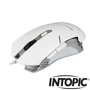 INTOPIC-飛碟光學鼠 MSG-083雪豹白