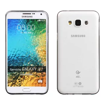 【BIEN】SAMSUNG E7 超薄全透點紋軟質保護殼