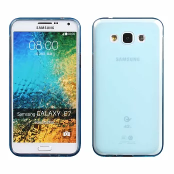 【BIEN】SAMSUNG E7 輕量氣質軟質保護殼 (霧藍)