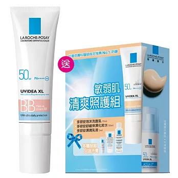 LA ROCHE-POSAY理膚寶水 全護清爽防曬BB霜 03 粉嫩色組