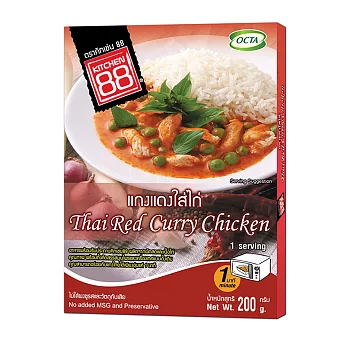 Kitchen88泰式紅咖哩雞即食包 200g