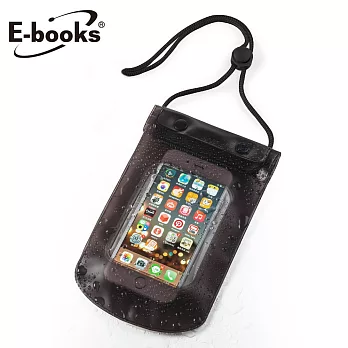 E-books N1 智慧手機防水保護袋(通用型)黑