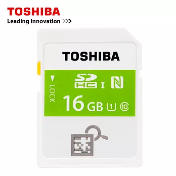 TOSHIBA 16GB SDHC UHS-I C10 NFC 快速記憶卡