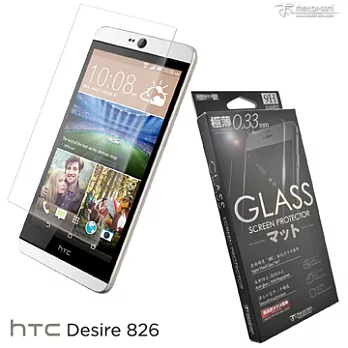 【Metal-Slim】 HTC Desire 8269H弧邊耐磨防指紋鋼化玻璃貼826