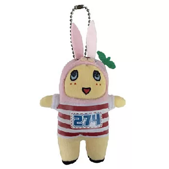 Funassyi 船梨精監獄兔造型吊飾。粉紅色