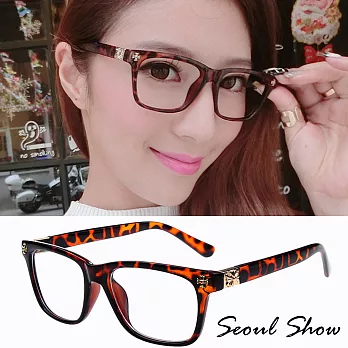 Seoul Show 十字軍東征 平光眼鏡 9278豹紋