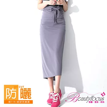 BeautyFocus台灣製抗UV檢測認證吸排防曬裙4410深灰色