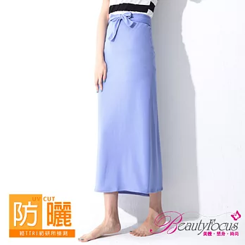 BeautyFocus台灣製抗UV檢測認證吸排防曬裙4410藍紫色