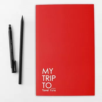 Travel Funs 旅行計畫本 紅色紅色