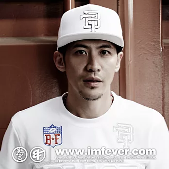 熱血黑牌 BF FOOTBALL CAP-白色白色