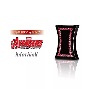 InfoThink 復仇者聯盟2黑寡婦隨身碟8GB (外鑲施華洛世奇等級水鑽)8GB