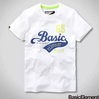 【BasicElement】男款基本元素T恤S白色