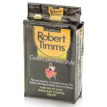 【澳洲第一品牌-Robert Timms】黃金哥倫比亞研磨咖啡(200g/包)