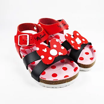 Disney迪士尼 Minnie米妮 童涼鞋 (紅色)13紅色