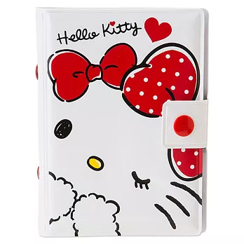 《Sanrio》HELLO KITTY蝴蝶結毛絨絨系列卡片收納夾