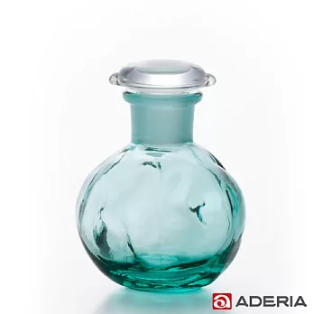 【ADERIA】日本進口圓形玻璃調味罐80ml(藍綠)