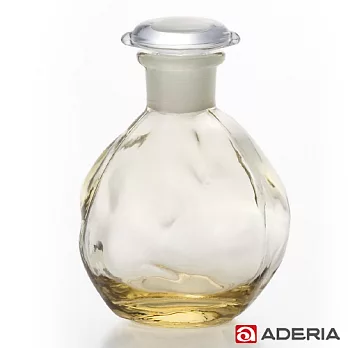 【ADERIA】日本進口圓形玻璃調味罐100ml(黃)