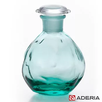 【ADERIA】日本進口圓形玻璃調味罐100ml(藍綠)