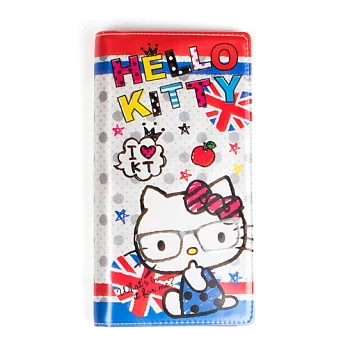 《Sanrio》HELLO KITTY名片收納夾(俏皮眼鏡)