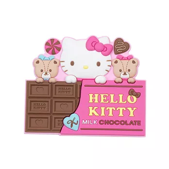 《Sanrio》HELLO KITTY甜蜜點心系列磁鐵造型夾(巧克力)