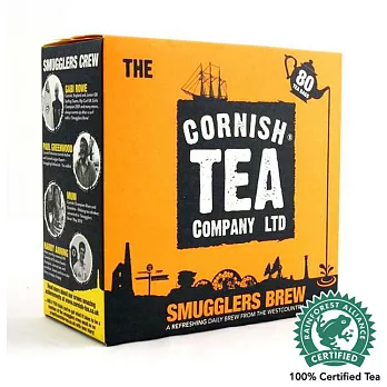 英國康沃爾走私者紅茶 100%雨林聯盟認(80包/盒)