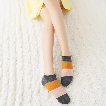 蒂巴蕾 少女流行船襪 中灰