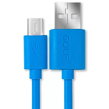 USB2.0 轉 Micro USB 多彩高速充電傳輸線(1.5M)藍色