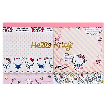 《Sanrio》HELLO KITTY可愛繽紛信紙本(5款共100枚)