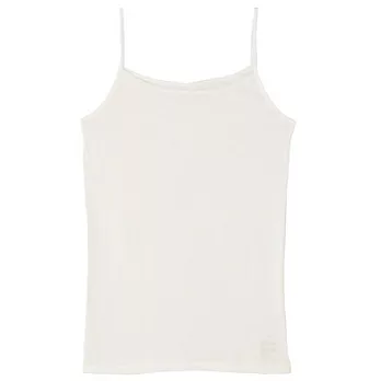 [MUJI 無印良品]女棉質(抗菌防臭)涼感細肩帶L白色