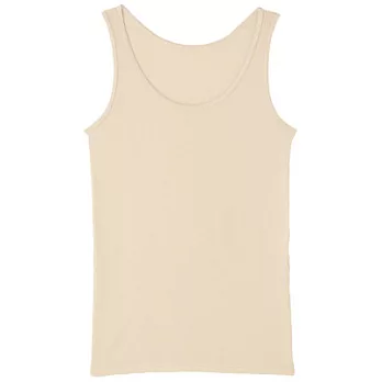 [MUJI 無印良品]女棉質(抗菌防臭)涼感坦克背心L淺米