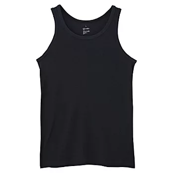 [MUJI 無印良品]男棉混集圈針織涼感坦克背心M暗藍