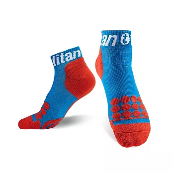 titan太肯 專業籃球襪-Light(男女適用、十歲以上年齡層皆適用)M藍/紅色