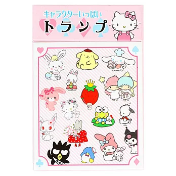 《Sanrio》三麗鷗人氣明星票選大賞系列全明星撲克牌