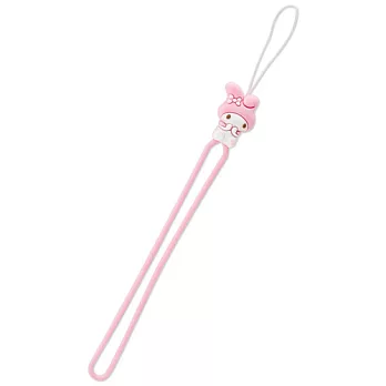 《Sanrio》美樂蒂矽膠手機吊飾掛繩
