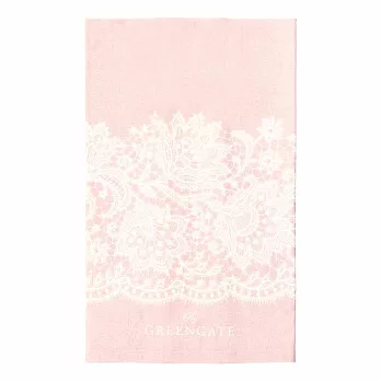 Liva pink piece printed 茶巾
